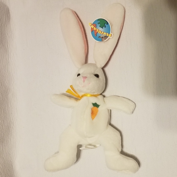 Like new 1999 Plushland white bunny - Picture 2 of 7